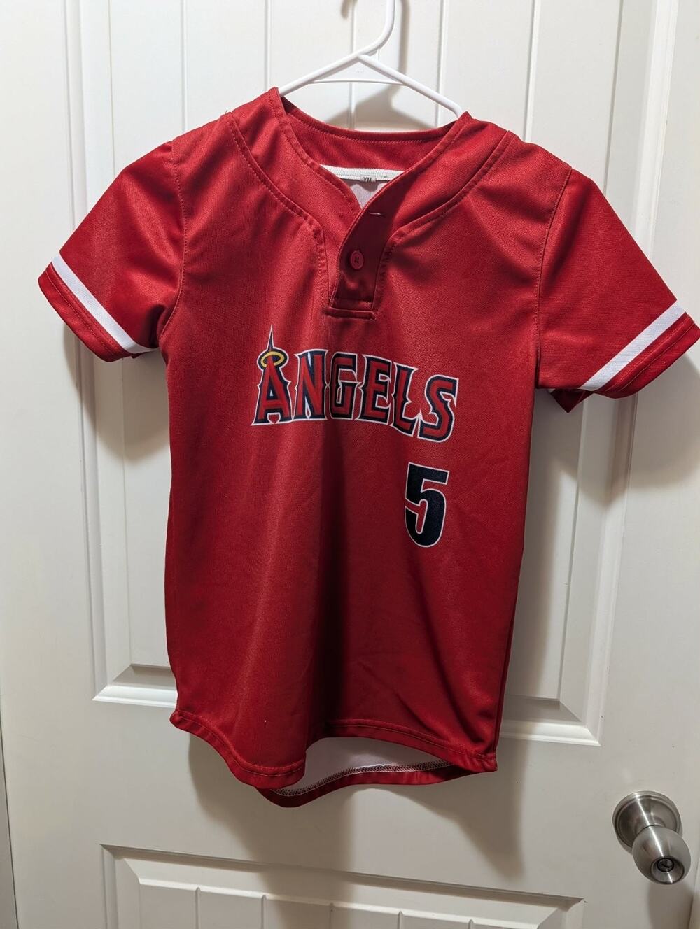 Los Angeles Angels Jersey Red #5 Size XL MLB Merchandise GameDay